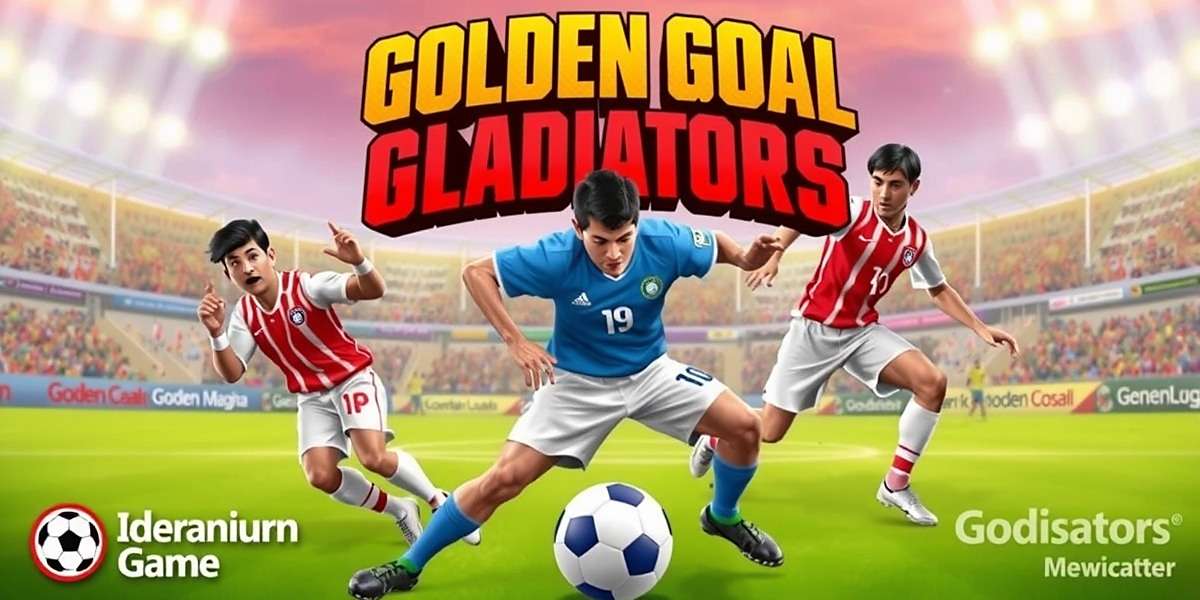 Golden Goal Gladiators - Official Cover Golden Goal Gladiators game cover showing Indian football players in action