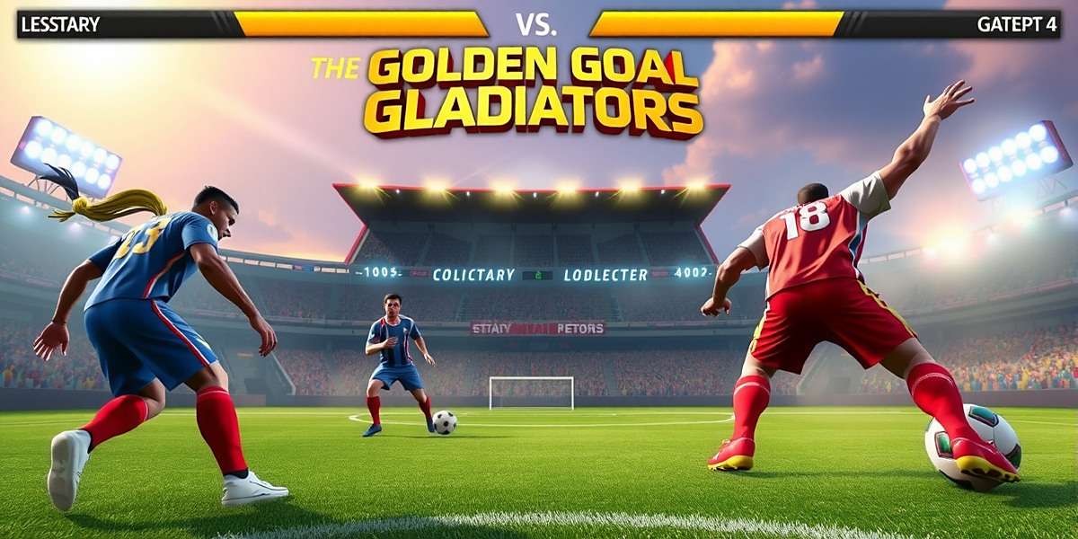 Golden Goal Gladiators - Gameplay Screenshot Golden Goal Gladiators gameplay showing a intense football match between two Indian teams